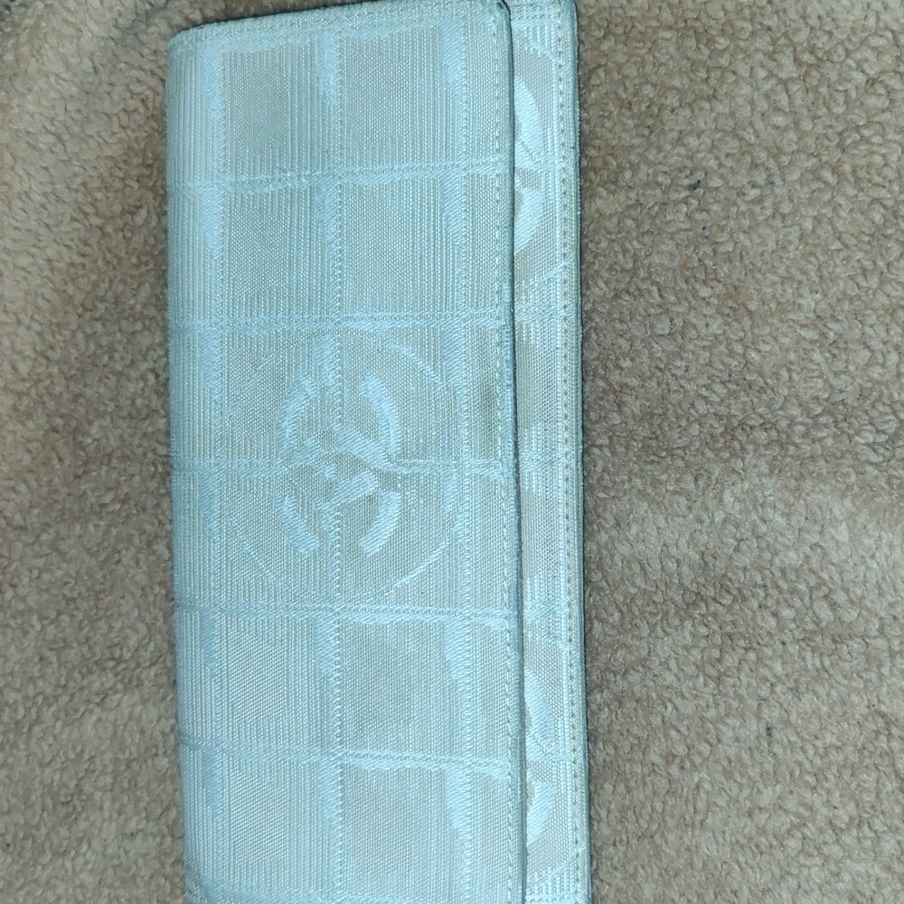 CHANEL Travel Line Long Wallet • COA & Hologram • Good Condition